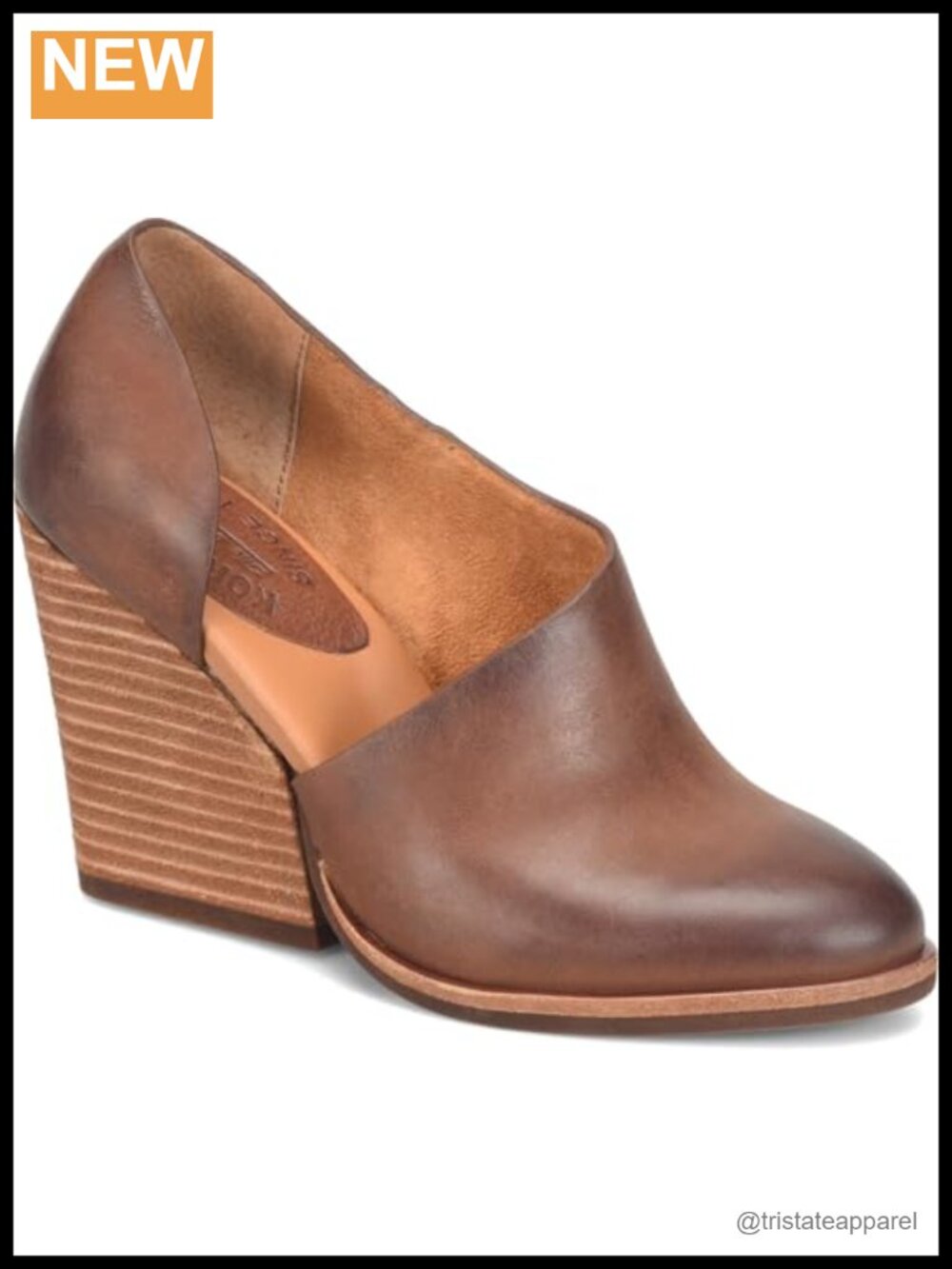 Italian Leather Pull-On Wedge Boots